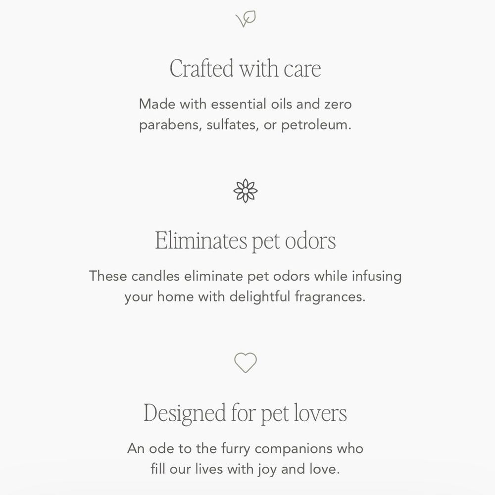 Odor Neutralizing Candle, 2 Wick, Cedar & Lavender Scent - Sand + Paws 12oz - Picture 10 of 11